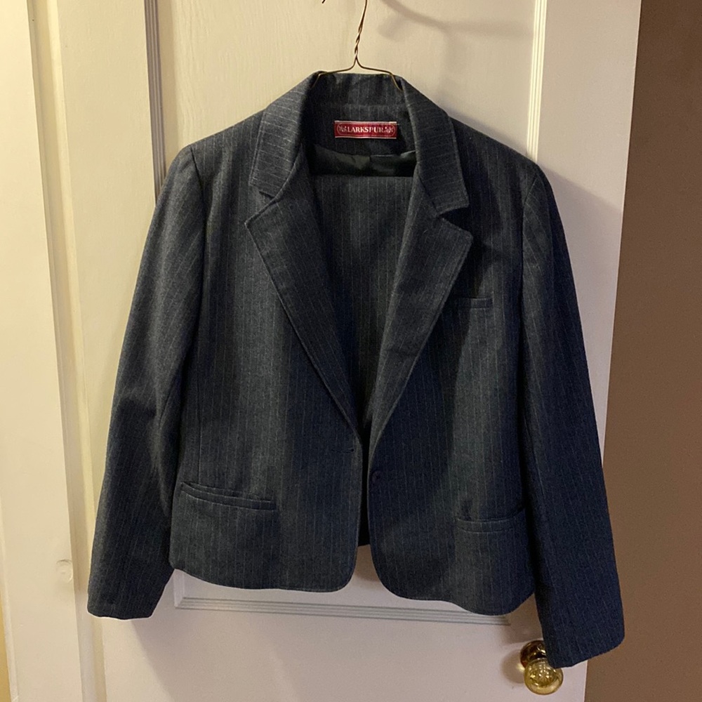 Larkspur vintage wool suit.